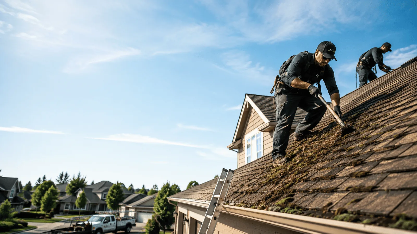 Roof Moss Removal in Bridgeport, NJ near me